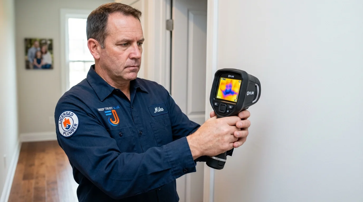 Thermal imaging leak detection by Johns Plumbing LLC in Pacolet